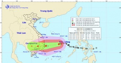 Tin khẩn cấp cơn bão số 12