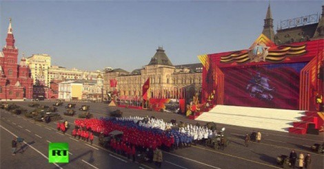 Nga tái hiện cuộc diễu binh huyền thoại trên Quảng trường Đỏ