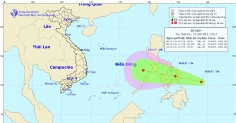Tiếp tục xuất hiện vùng áp thấp gần biển Đông