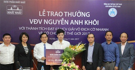 Anh Khôi đặt mục tiêu Đại kiện tướng quốc tế vào năm 2018
