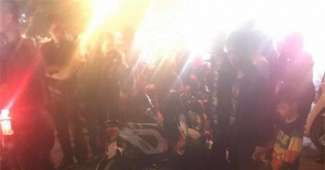 Hải Phòng: "Ô tô điên" tông hàng loạt xe máy trên đường Lạch Tray