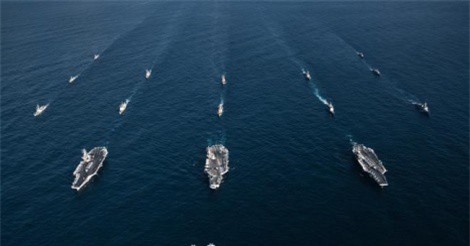 Mỹ đưa 3 tàu sân bay tới sát Triều Tiên, Bình Nhưỡng "cầu cứu" LHQ