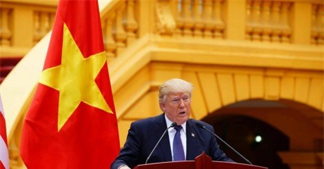 Việt Nam xuất hiện đầu tiên trong video cám ơn châu Á của TT Trump