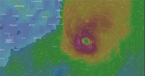 Hai kịch bản của bão số 14 khi đổ bộ vào Khánh Hòa - Bình Thuận