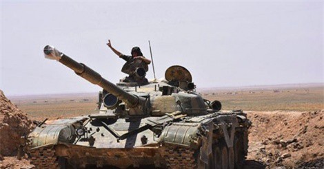 T&#x1EA5;n c&#xF4;ng qu&#xE2;n &#x111;&#x1ED9;i Syria &#x1EDF; &#x110;&#xF4;ng Damascus, kh&#x1EE7;ng b&#x1ED1; b&#x1ECB; s&#x1EAD;p b&#x1EAB;y