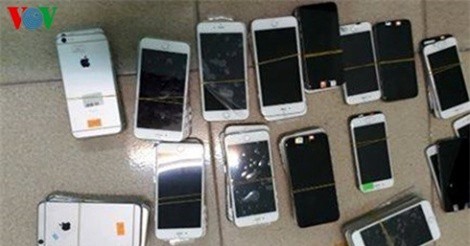 Hà Nội: Tịch thu nhiều điện thoại iphone không rõ nguồn gốc
