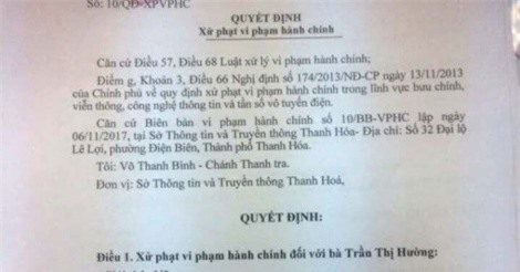 Thanh Hóa: Tung tin đồn bắt cóc trẻ em lên Facebook, cô gái bị phạt 5 triệu đồng