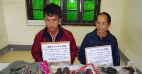 Bắt 2 đối tượng vận chuyển 4kg ma túy từ Lào về Việt Nam tiêu thụ
