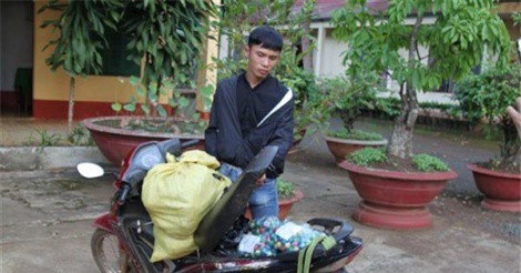 Bắt quả tang đôi nam nữ vận chuyển hơn 20kg pháo nổ