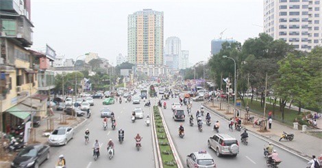 Hà Nội sẽ xén dải phân cách mở rộng đường Nguyễn Chí Thanh
