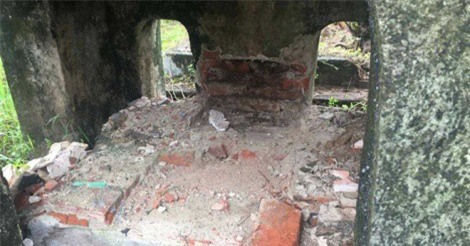 Lăng mộ mẹ vua Dục Đức bị kẻ xấu đập phá khiến người dân xứ Huế bức xúc