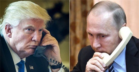 Tổng thống Trump-Putin điện đàm hơn một giờ về vấn đề hạt nhân Triều Tiên