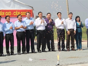 Bến phà Cần Giờ- Cần Giuộc chính thức được khởi công xây dựng