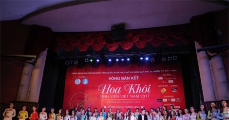 45 nữ sinh lọt vòng chung kết Hoa khôi Sinh viên Việt Nam 2017