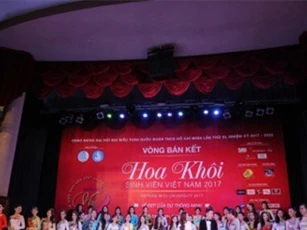45 nữ sinh lọt vòng chung kết Hoa khôi Sinh viên Việt Nam 2017