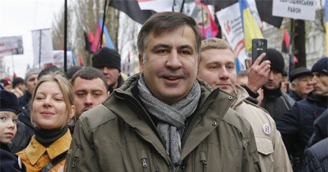 Cựu Tổng thống Gruzia Saakashvili bị bắt giữ tại Kiev