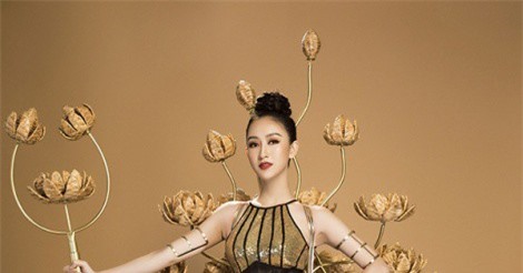 Trang phục dân tộc của Hà Thu tại Miss Earth được trưng bày tại bảo tàng