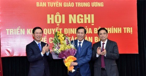 Chủ tịch Hội Nhà báo Việt Nam kiêm nhiệm Phó trưởng Ban tuyên giáo Trung ương