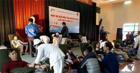 “Ngày hội hiến máu tình nguyện Vicem” lần thứ 7 năm 2017