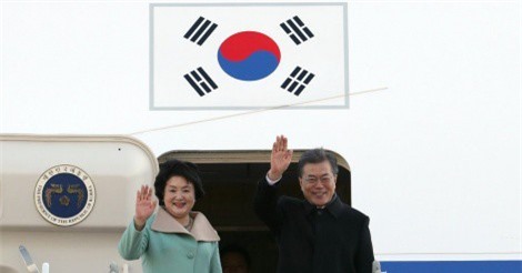 Tổng thống Hàn Quốc Moon Jae-in lên đường thăm Trung Quốc