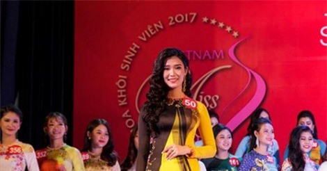 Nữ sinh Đại học Tây Đô giành danh hiệu Hoa khôi Sinh viên 2017