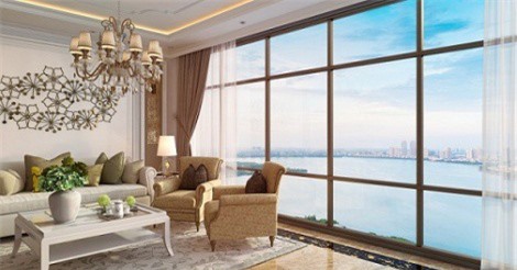Căn hộ D’.El Dorado: ngắm cảnh sông Hồng, đón gió Hồ Tây
