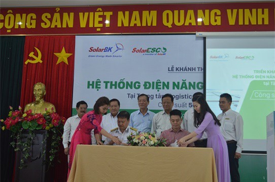 Công ty CP ICD Tân Cảng Sóng Thần:    Đóng điện hệ thống điện mặt trời công suất 500kWP