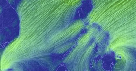 Thời tiết 22/12: Bão Tembin giật cấp 13, sắp tiến vào biển Đông
