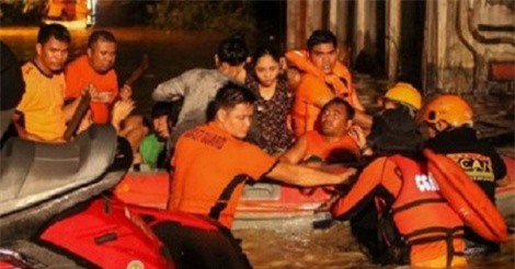 Bão Tembin gây thiệt hại nghiêm trọng khi đổ bộ vào Philippines ngày 23/12