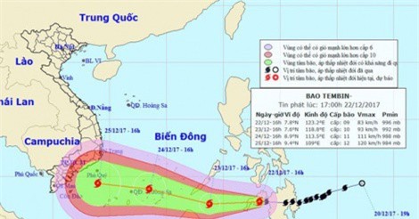 Cảnh báo bão cấp thảm họa đổ bộ vào Việt Nam