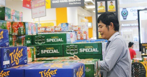 Hà Nội dự kiến tiêu thụ 200 triệu lít rượu, bia dịp Tết