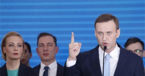 Nhân vật đối lập đăng ký tranh cử tổng thống với ông Putin