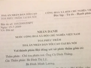 Doanh nghiệp đòi nợ gần 10 năm