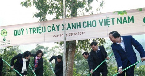 Hành trình về nguồn của Vinamilk và quỹ một triệu cây xanh tại tỉnh Cao Bằng