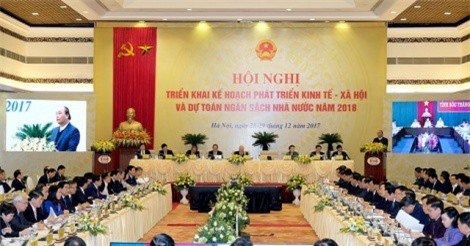 Hội nghị trực tuyến Chính phủ: Xác định phương châm hành động năm 2018 là “Kỷ cương, liêm chính, hành động, sáng tạo, hiệu quả” 