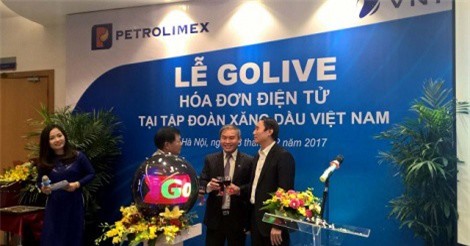 Từ ngày 1/1/2018: Petrolimex phát hành hóa đơn điện tử mua xăng dầu 
