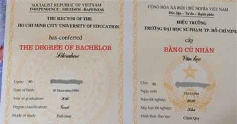 Bộ Giáo dục giải thích như thế nào về văn bằng hệ tập trung và không tập trung?