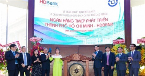 980 triệu cổ phiếu HDBank được giao dịch trên sàn HOSE 