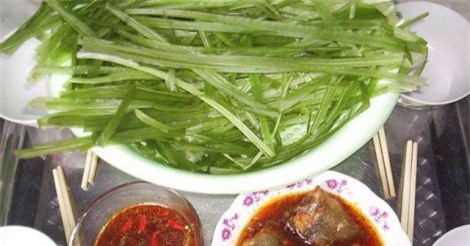 Hẹ nước - "món ngon trời cho" chỉ có ở vùng sông nước miền Tây