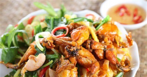 Về Ninh Thuận thưởng thức đặc sản ếch òn của người Chăm