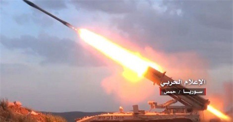Phiến quân bị quân đội Syria tấn công bằng rocket tự chế