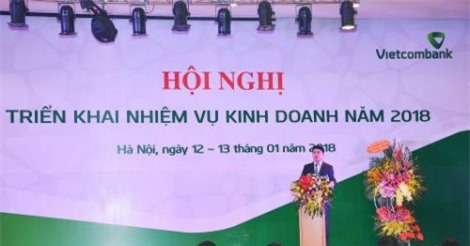 Hé lộ mục tiêu của Vietcombank trong năm 2018