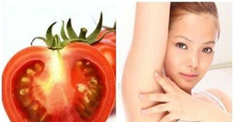 Cà chua trị hôi nách cực hiệu quả