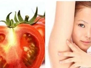 Cà chua trị hôi nách cực hiệu quả