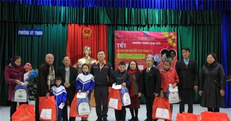 Công ty Formosa Hà Tĩnh: Hỗ trợ 420 triệu đồng cho Tết vì trẻ em khuyết tật vùng lũ