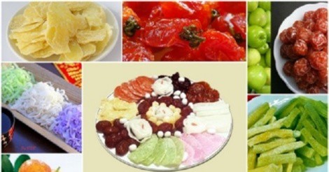 Những loại mứt Tết quen thuộc cực tốt cho sức khỏe