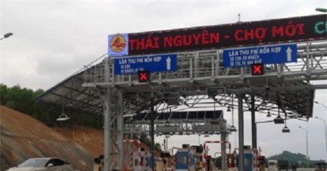 Từ 25/1/2018, bắt đầu thu phí tại BOT Thái Nguyên - Chợ Mới