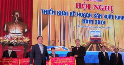 Tổng công ty đường sắt Việt Nam phấn đấu lợi nhuận 158 tỷ đồng trong năm 2018