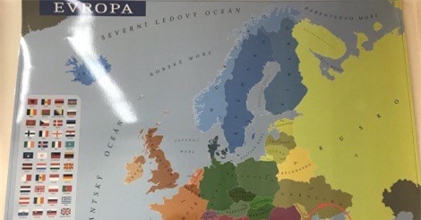 Bản đồ Ukraine không có Crimea