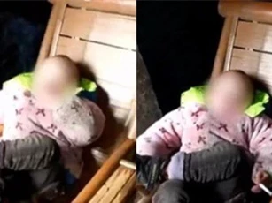 SỐC: Ông bà cười “khoái chí” khi cháu trai 4 tuổi phì phèo điếu thuốc